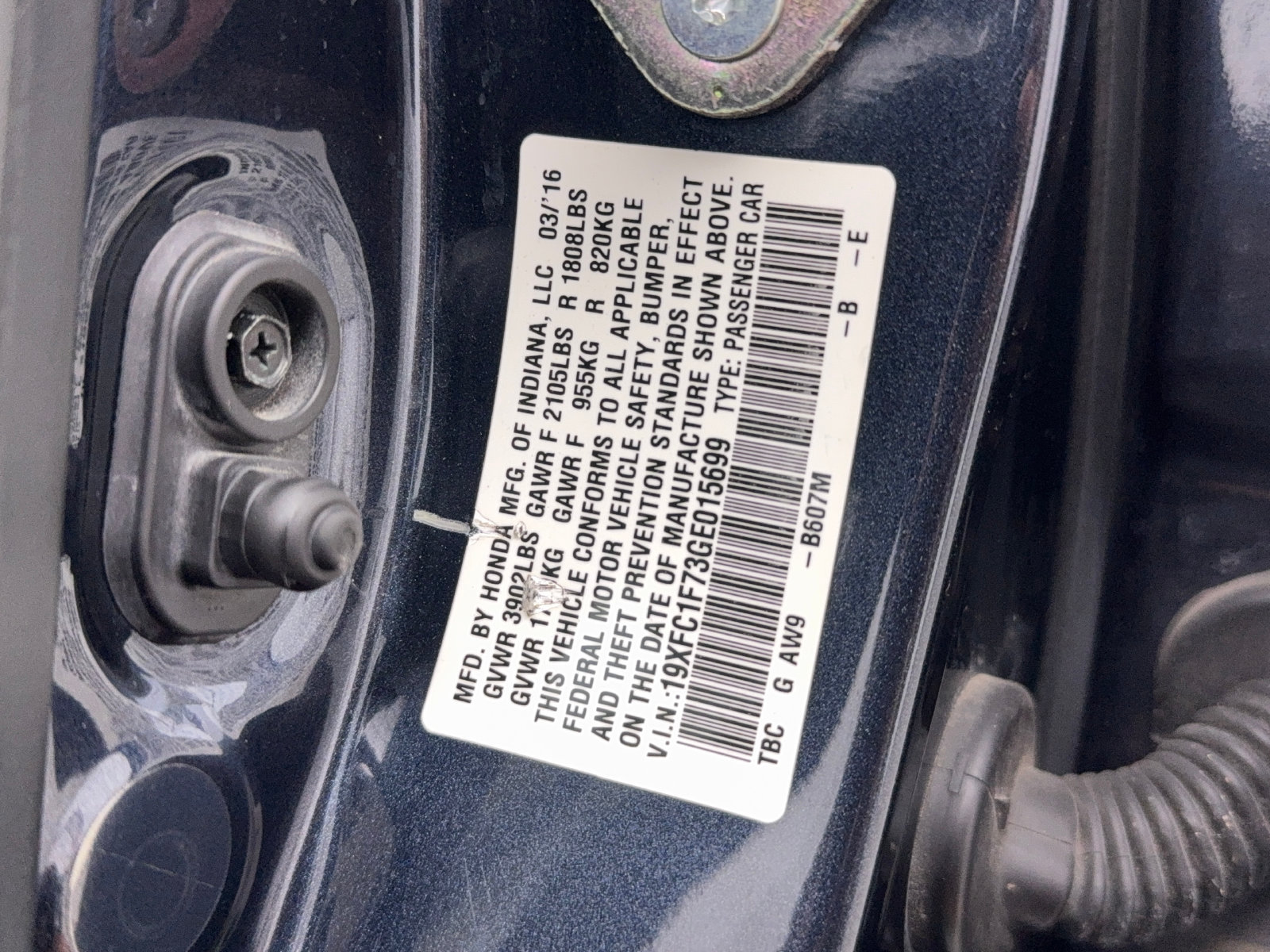 Used 2016 Honda Civic EX-L image 55