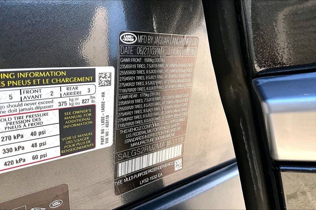 Used 2021 Land Rover Range Rover Westminster Edition AWD/4WD image 17