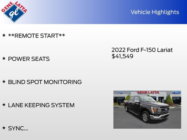 Used 2022 Ford F150 Lariat AWD/4WD image 32
