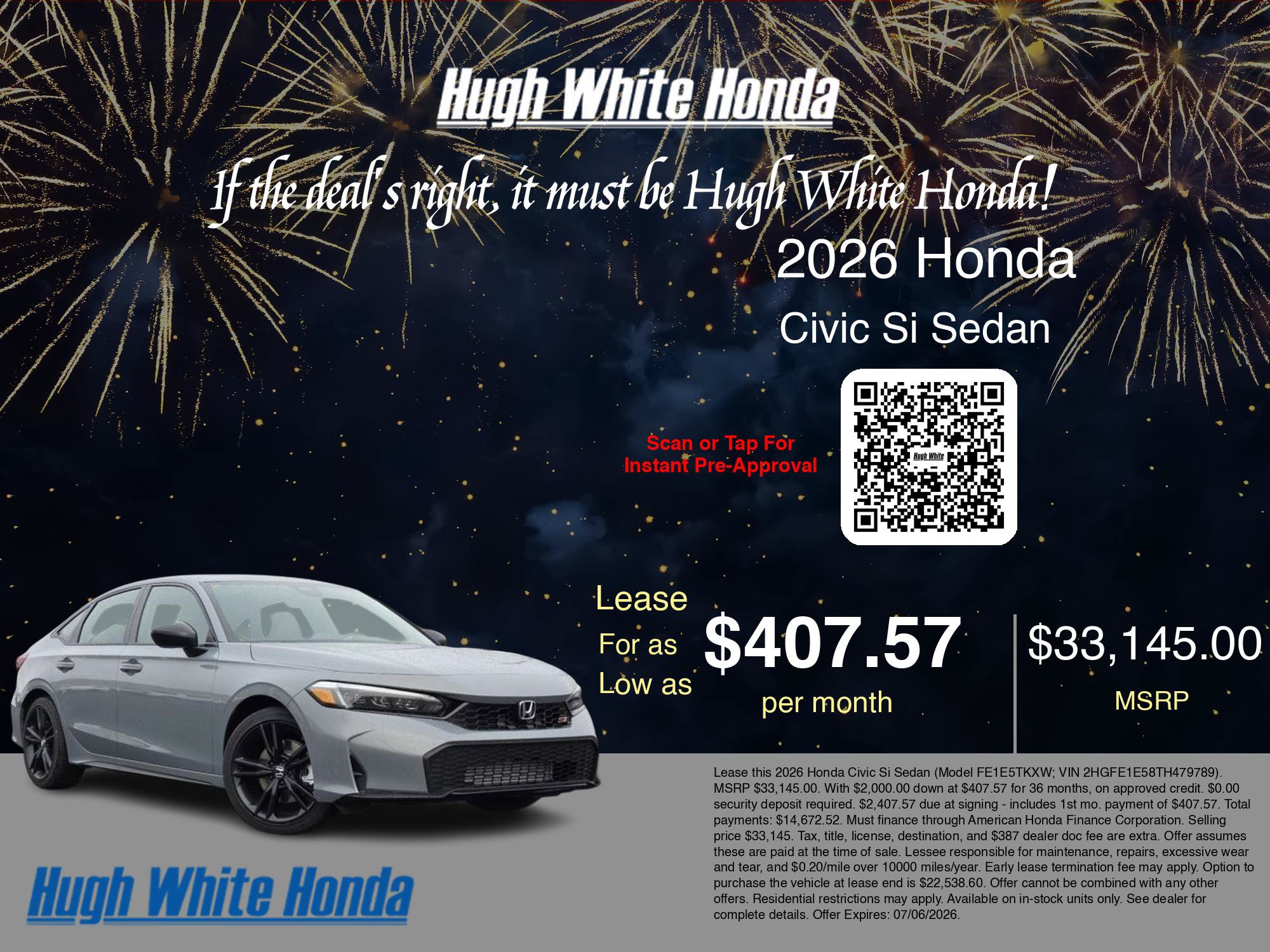 New 2026 Honda Civic Si image 3