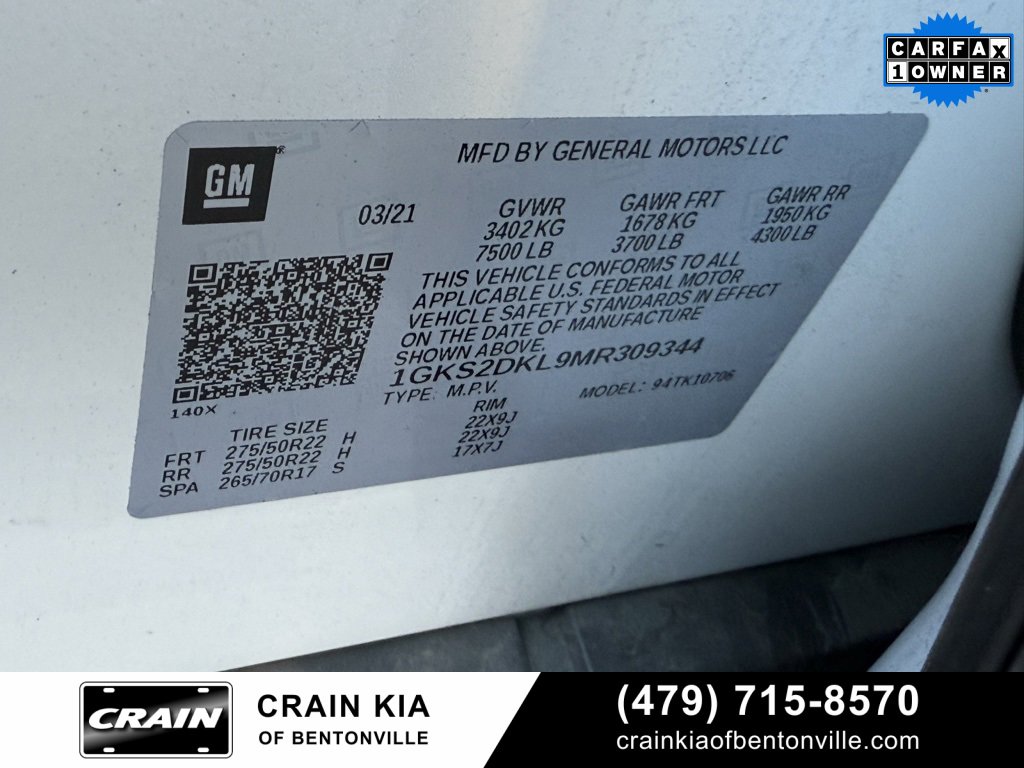 Used 2021 GMC Yukon Denali w/ Denali Premium Package image 37