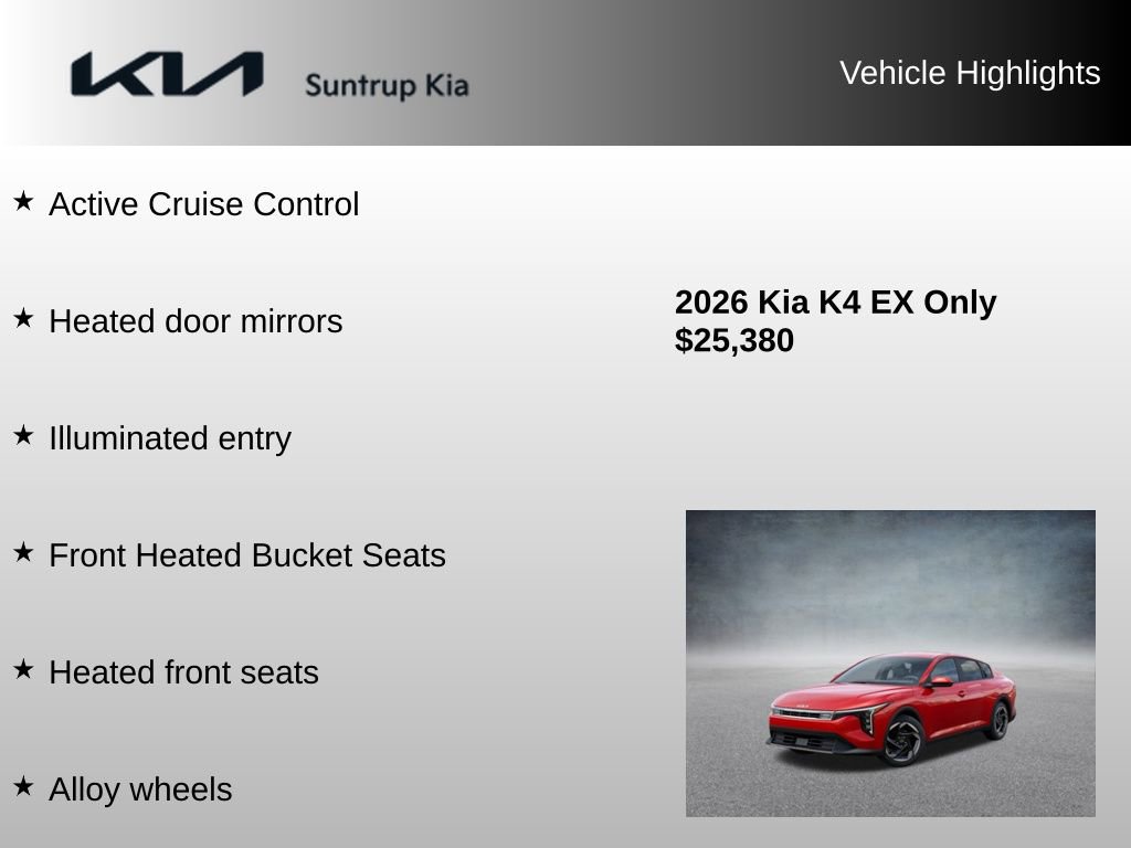 Used 2026 Kia K4 EX image 16