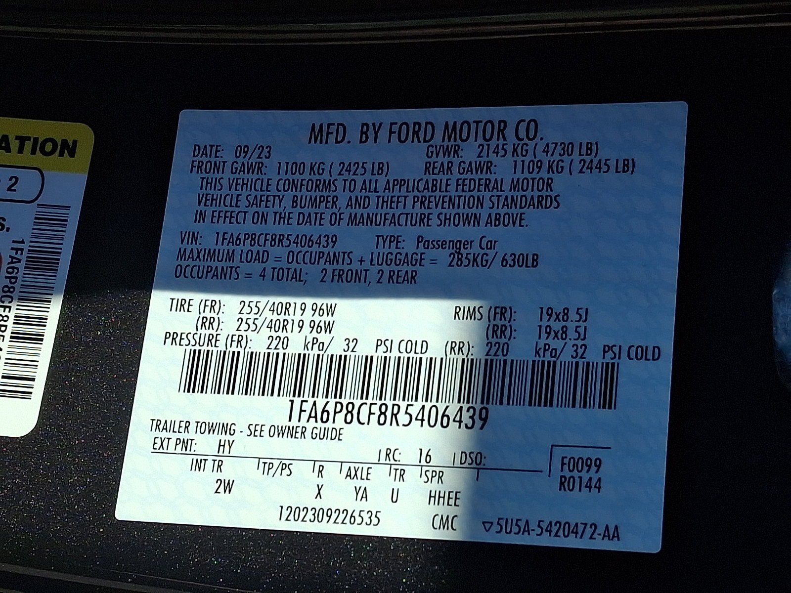 Used 2024 Ford Mustang GT RWD image 27