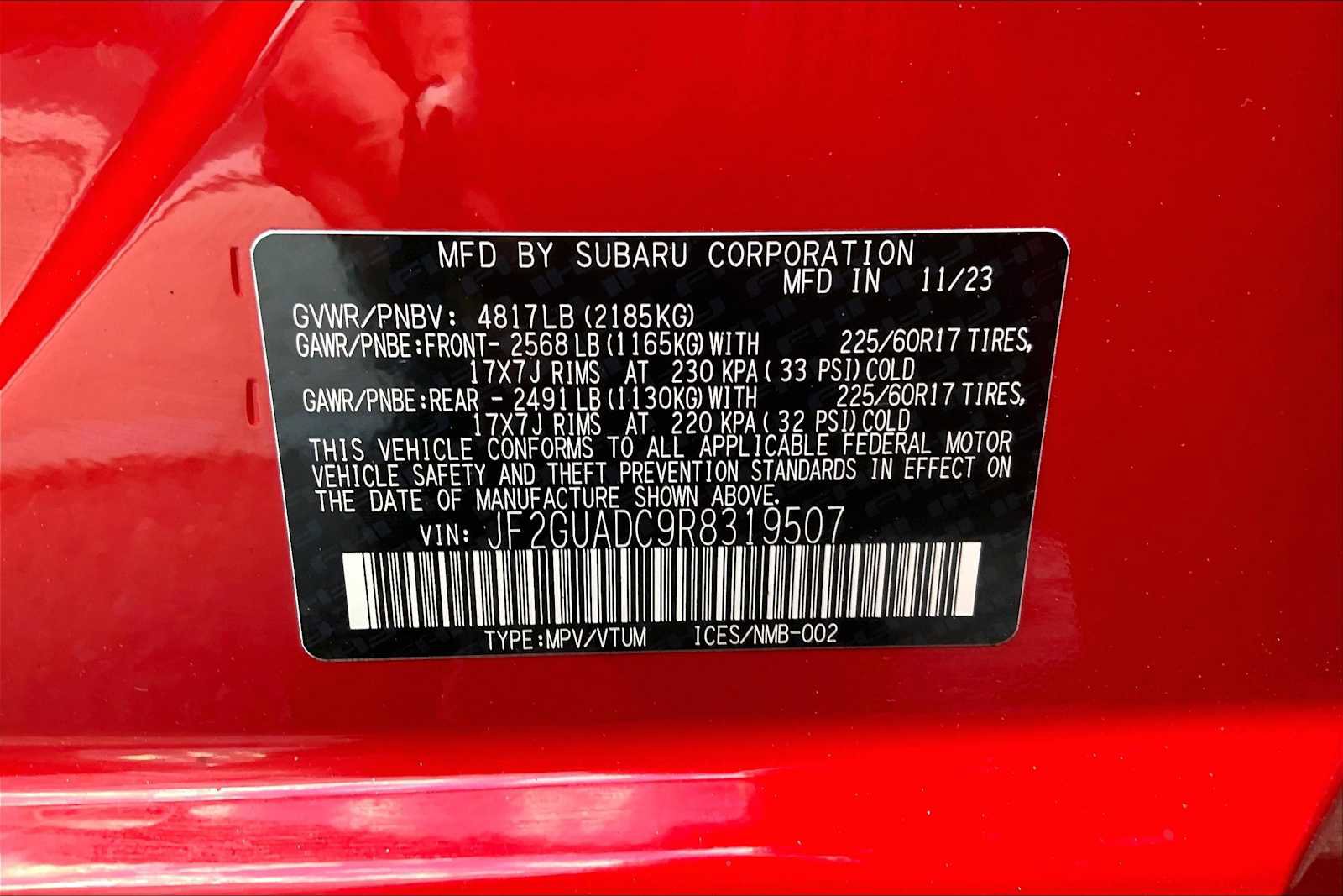 Certified 2024 Subaru Crosstrek 2.0i Premium AWD/4WD image 34