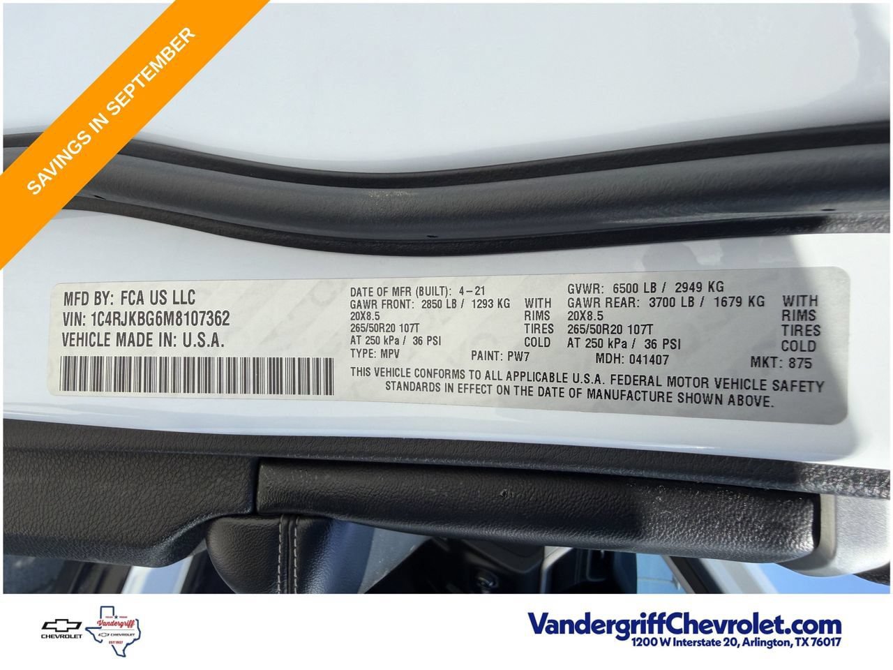 Used 2021 Jeep Grand Cherokee L Limited AWD/4WD image 31