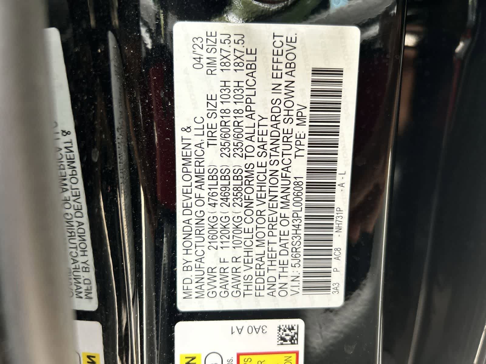 Certified 2023 Honda CR-V EX image 2