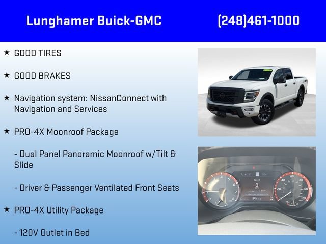 Used 2024 Nissan Titan PRO-4X w/ Pro-4x Convenience Package AWD/4WD image 6