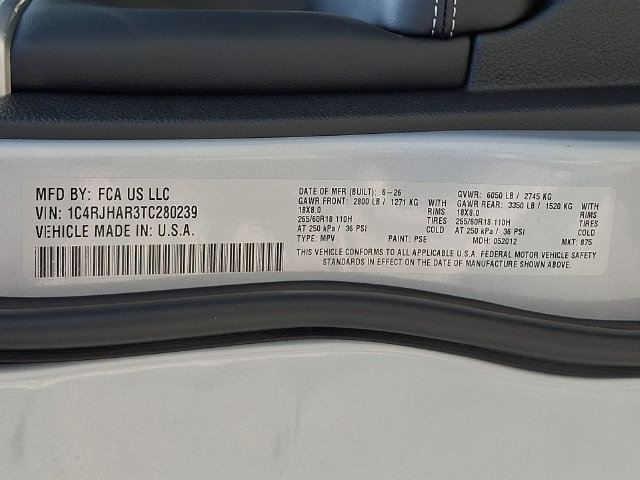 New 2026 Jeep Grand Cherokee Altitude AWD/4WD image 17