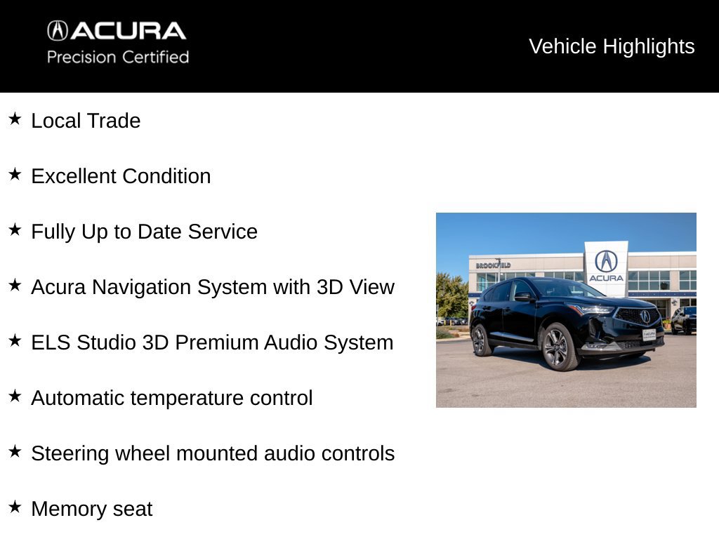 Certified 2024 Acura RDX w/ Advance Package AWD/4WD image 5