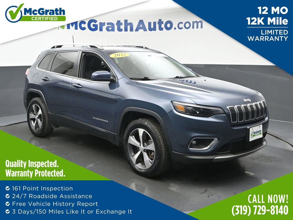 Used 2021 Jeep Cherokee Limited w/ Trailer Tow Group