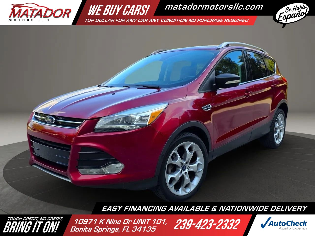 Used 2016 Ford Escape Titanium w/ Equipment Group 301A FWD image 1