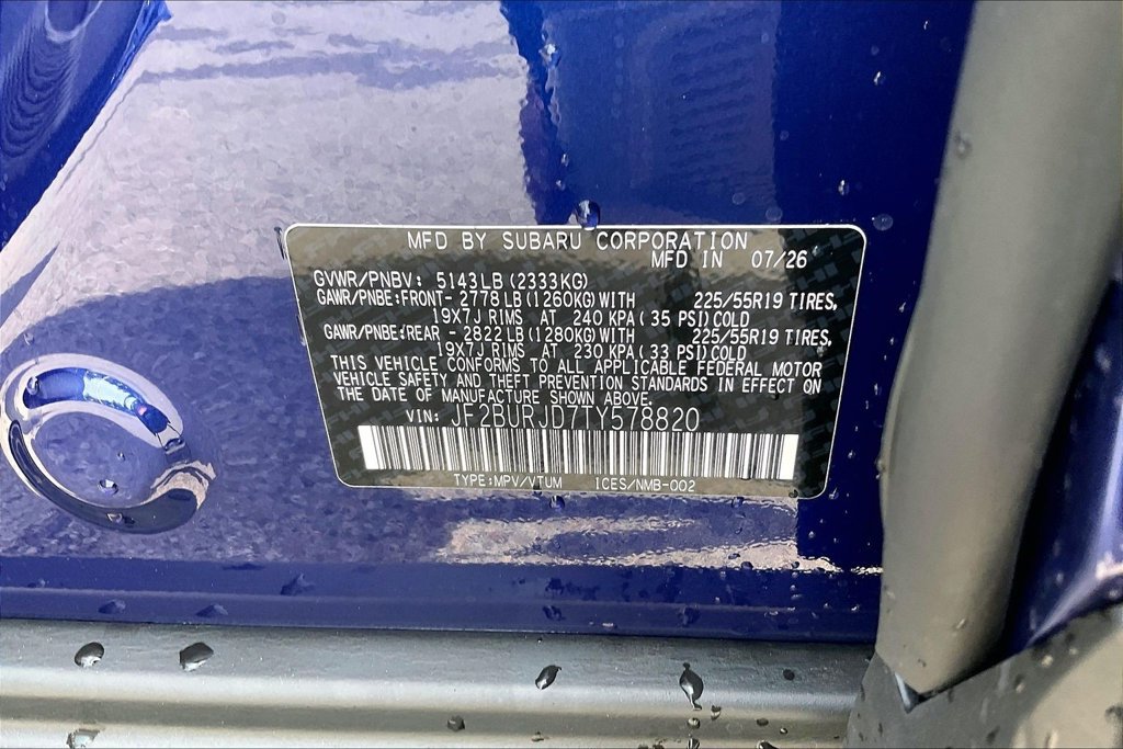 New 2026 Subaru Outback Touring XT AWD/4WD image 16