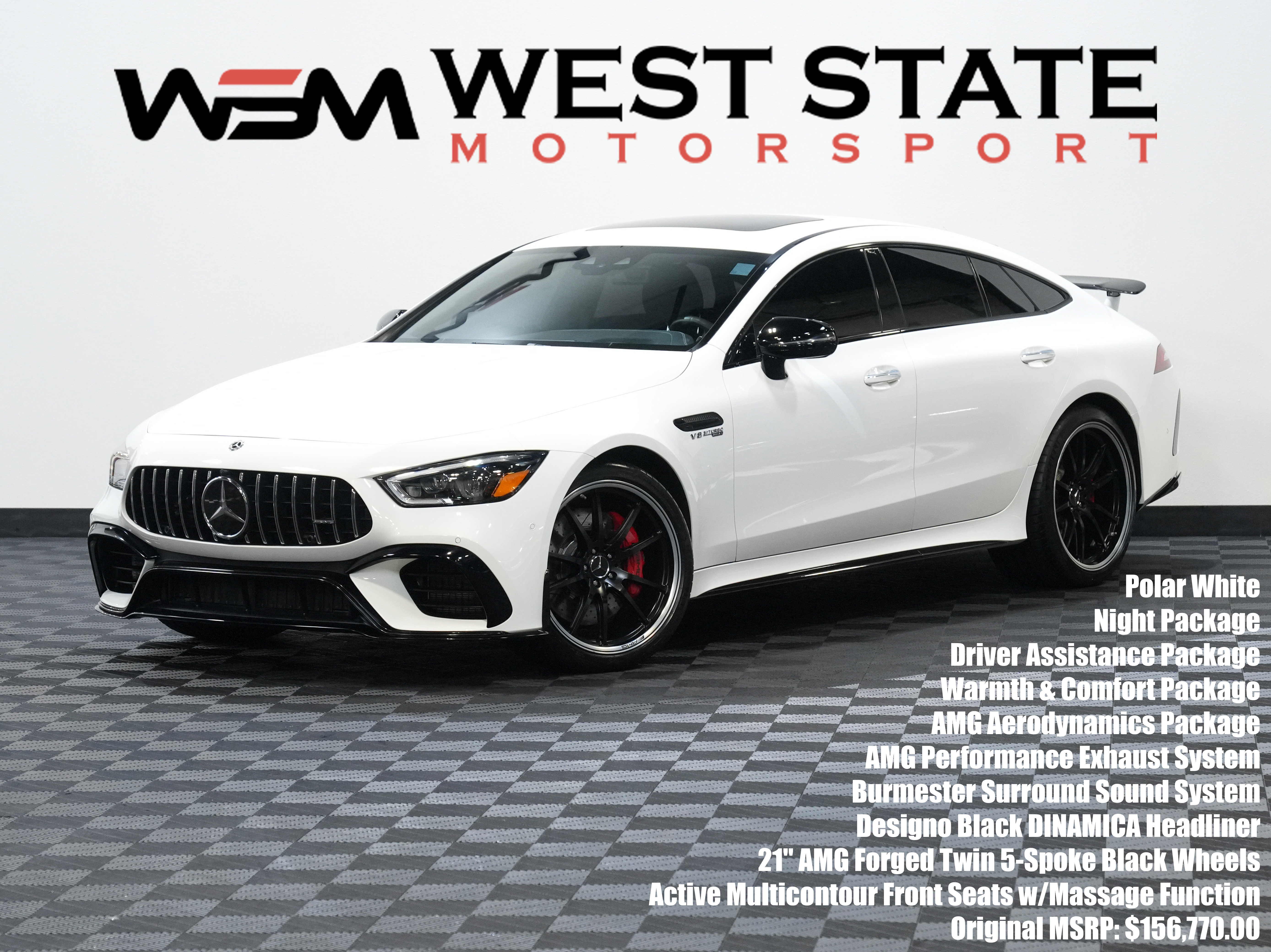 Used 2019 Mercedes-Benz AMG GT 63 w/ AMG Aerodynamics Package image 1