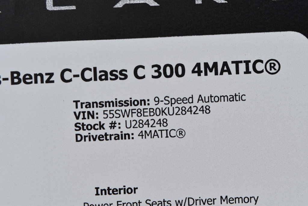 Used 2019 Mercedes-Benz C 300 4MATIC Sedan image 6