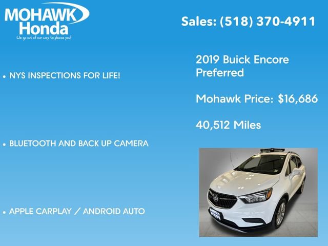 Used 2019 Buick Encore Preferred FWD image 7