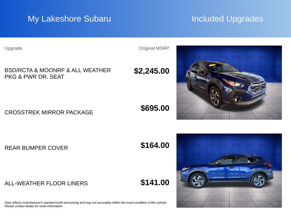 Used 2024 Subaru Crosstrek 2.0i Premium AWD/4WD image 8
