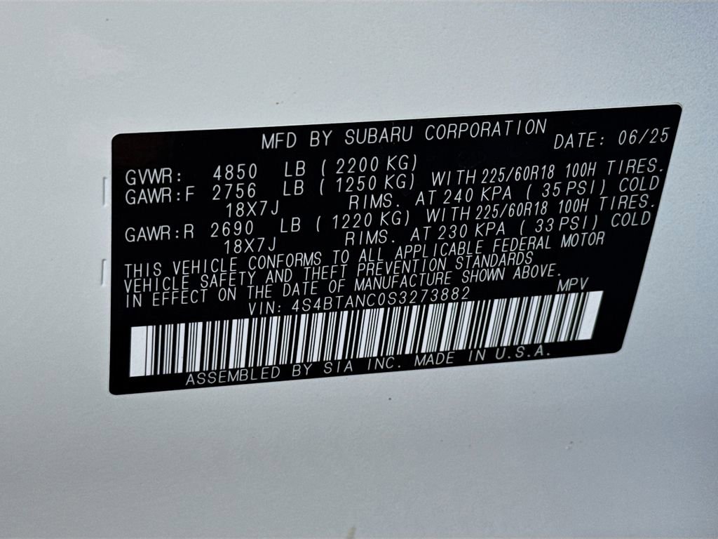 Used 2025 Subaru Outback Limited AWD/4WD image 33