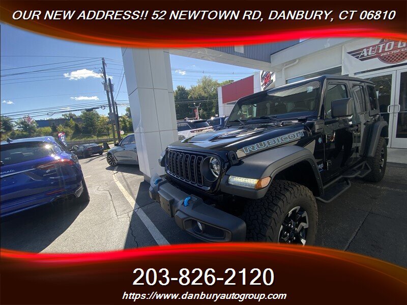 Used 2024 Jeep Wrangler Unlimited Rubicon 4xe w/ Technology Group AWD/4WD image 1