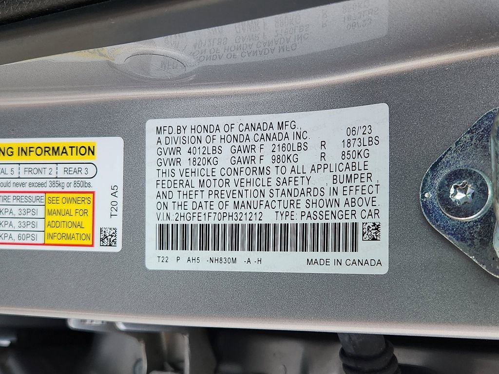 Used 2023 Honda Civic EX image 15