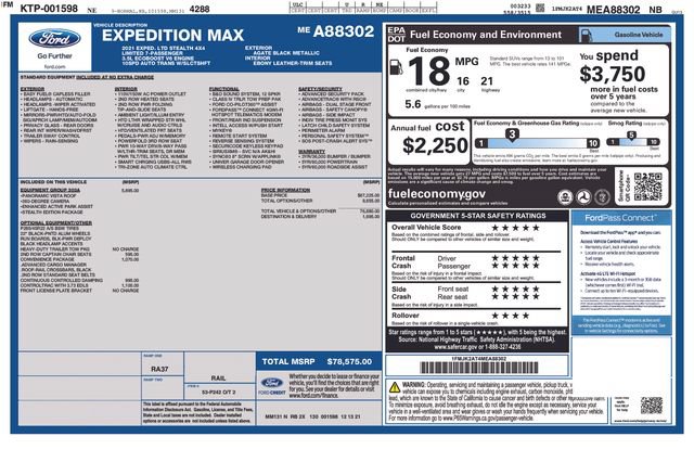 Used 2021 Ford Expedition Max Limited AWD/4WD image 9