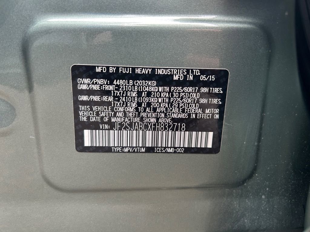 Used 2015 Subaru Forester 2.5i w/ Alloy Wheel Package AWD/4WD image 32