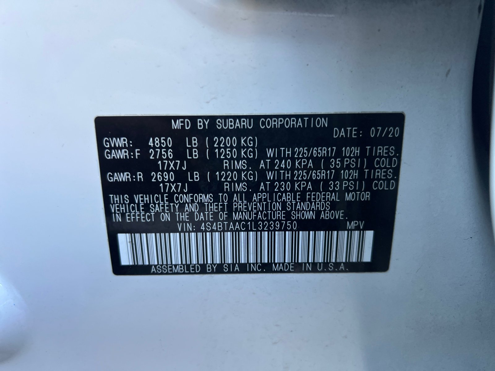 Used 2020 Subaru Outback image 16