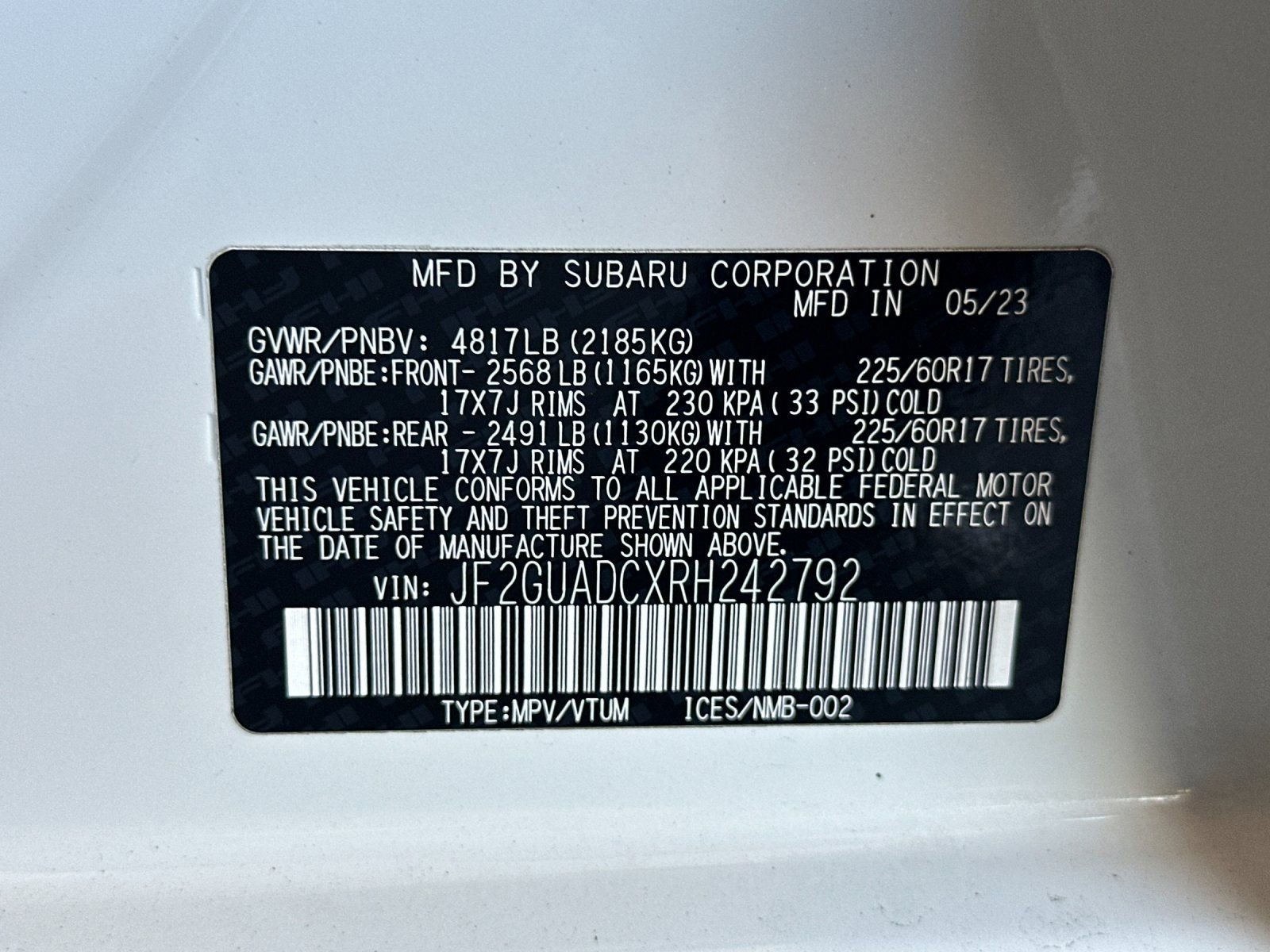 Used 2024 Subaru Crosstrek 2.0i Premium AWD/4WD image 38