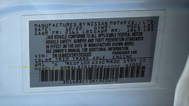 Used 2022 Nissan Sentra SV w/ Trunk Package image 30