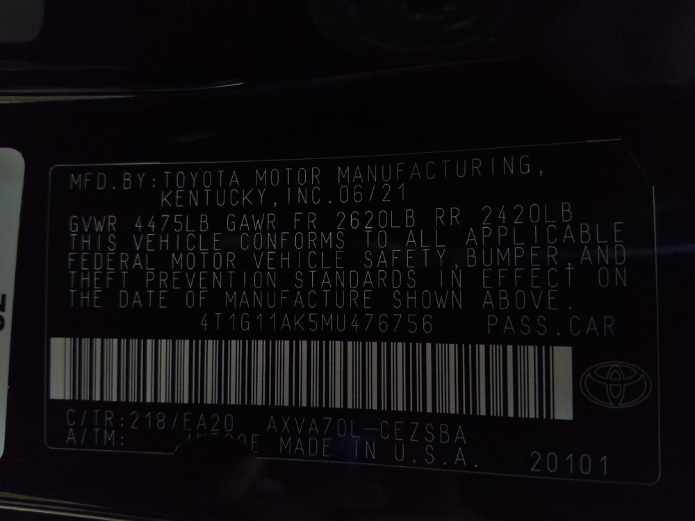 Used 2021 Toyota Camry SE FWD image 33