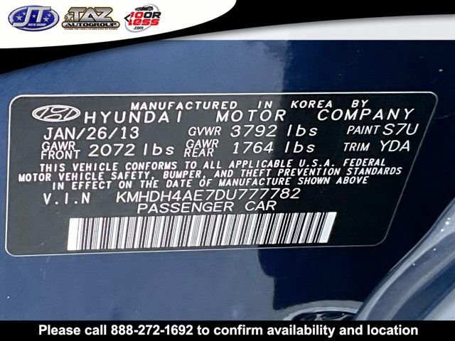 Used 2013 Hyundai Elantra GLS w/ Preferred Pkg image 15