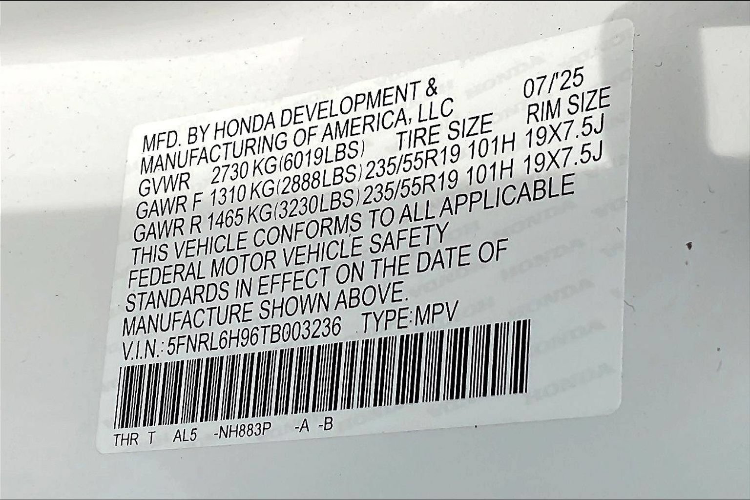 Used 2026 Honda Odyssey Elite image 19