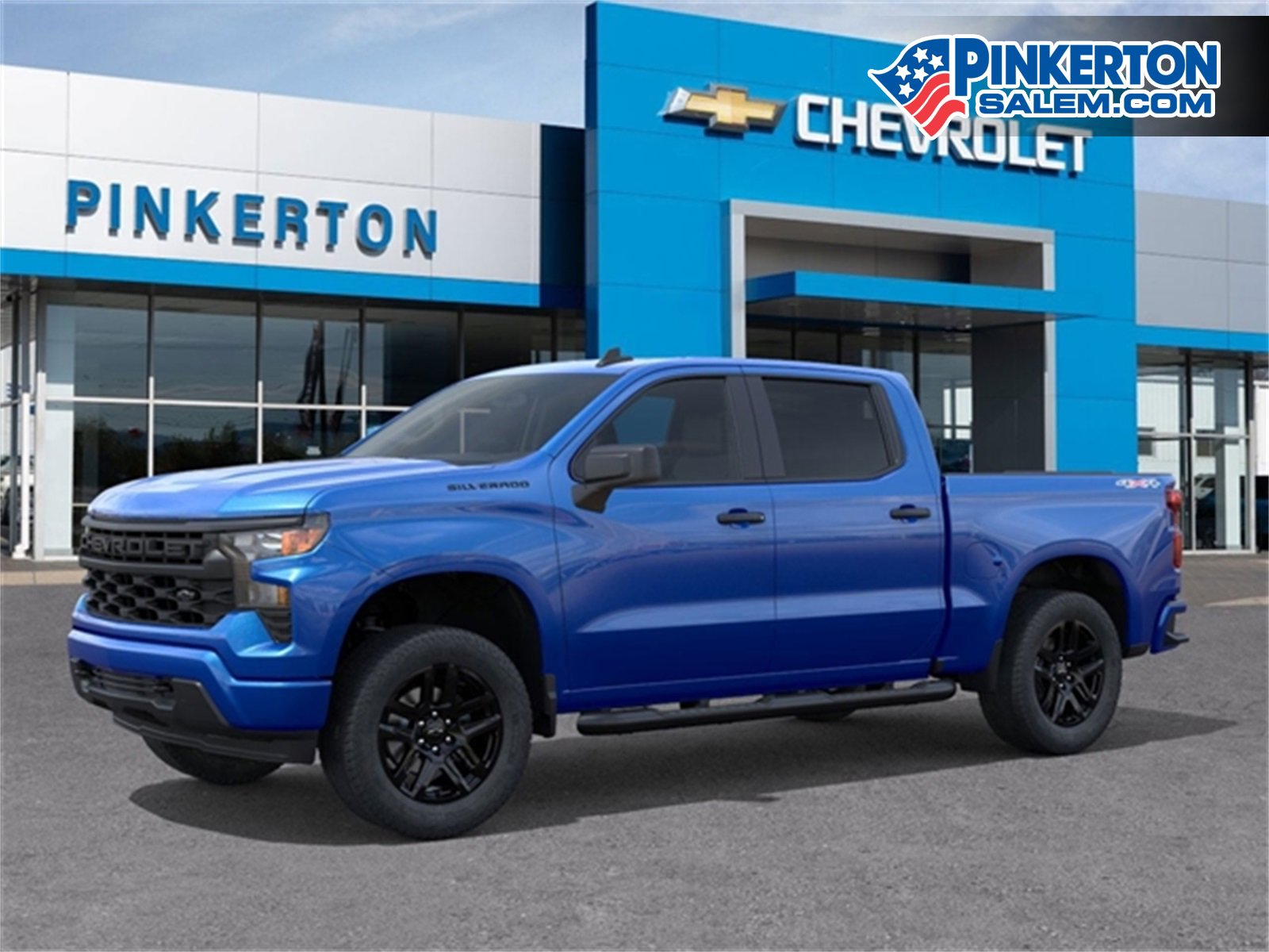 New 2026 Chevrolet Silverado 1500 Custom w/ Turbomax Blackout Package image 3
