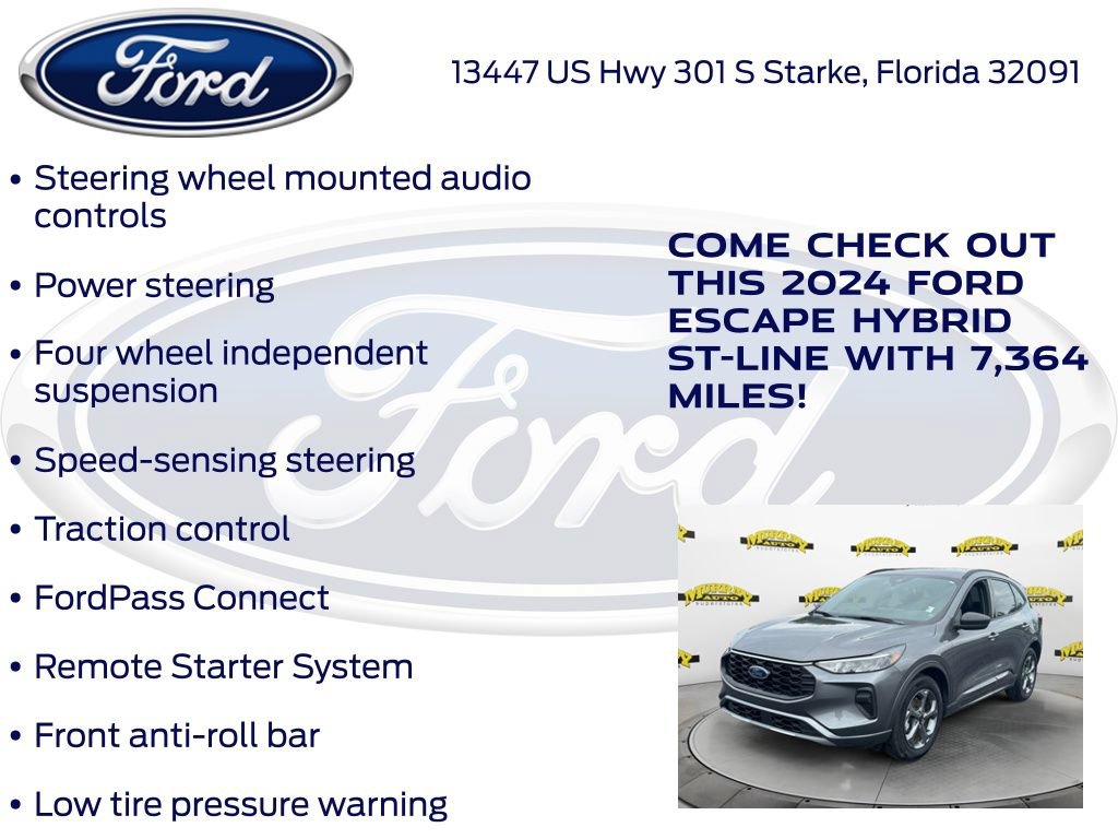 Certified 2024 Ford Escape ST-Line w/ Equipment Group 301A FWD image 32