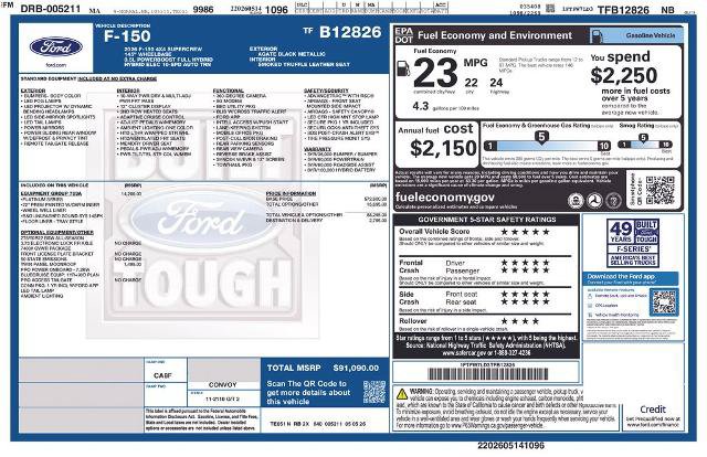 New 2026 Ford F150 Platinum w/ Equipment Group 703A Plus AWD/4WD image 44
