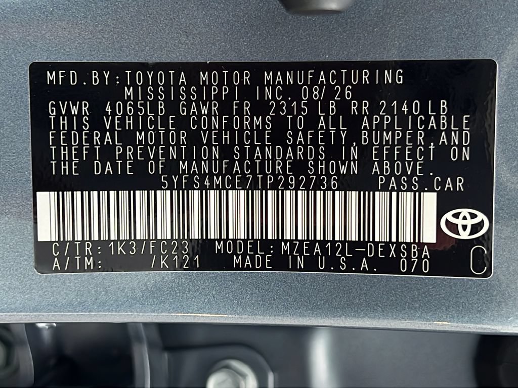 Used 2026 Toyota Corolla SE FWD image 22