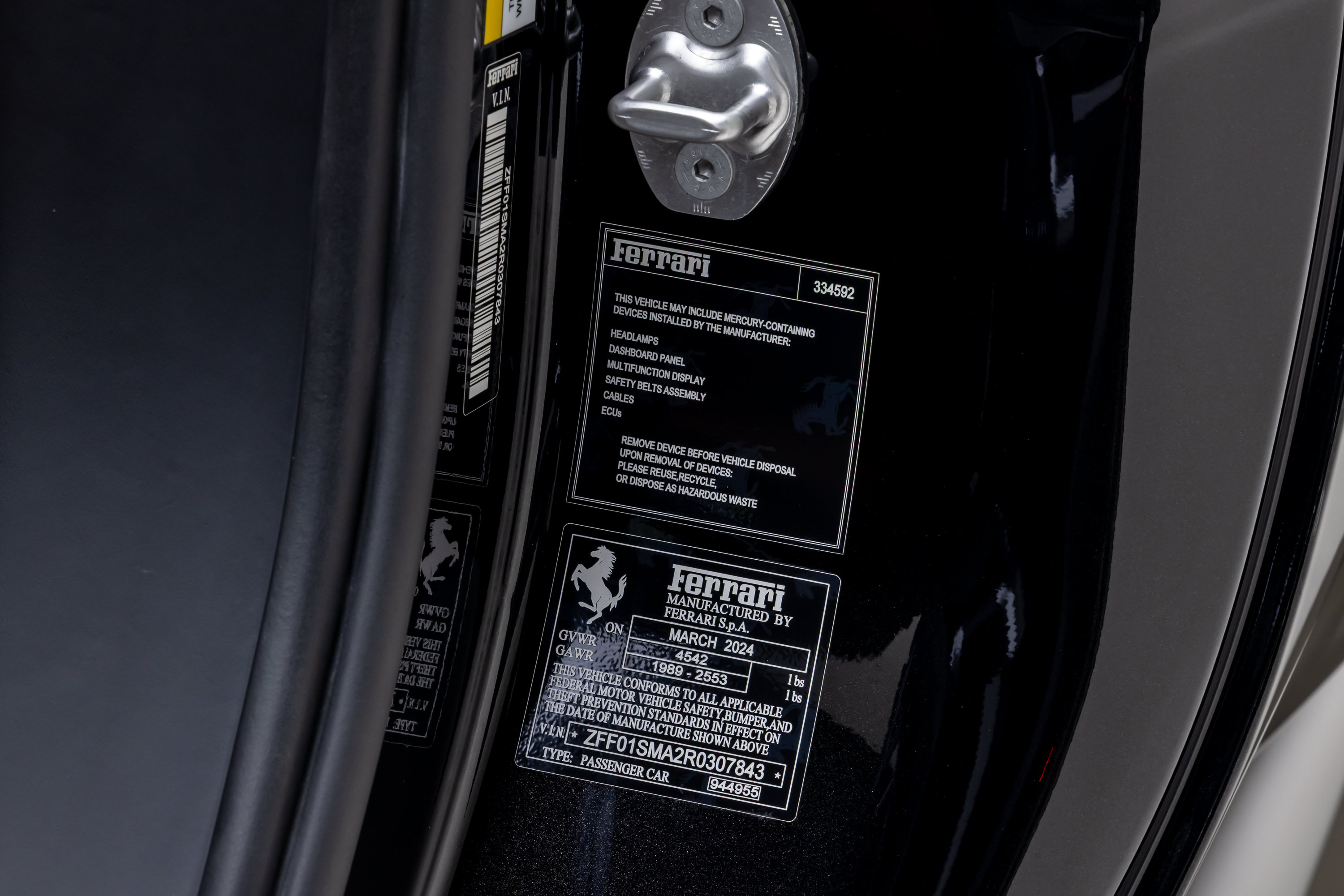 Certified 2024 Ferrari 296 GTS RWD image 48