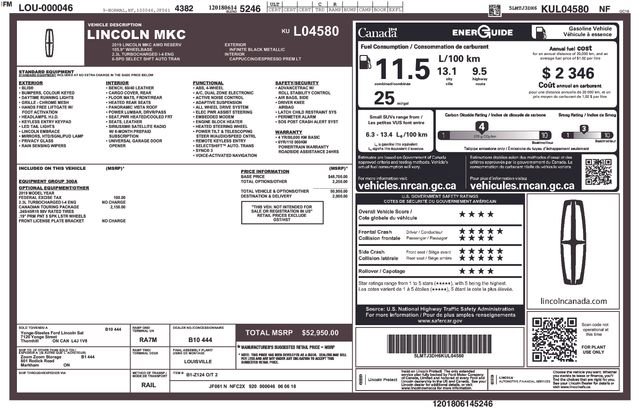 Used 2019 Lincoln MKC Reserve w/ Canadian Touring Package video 2