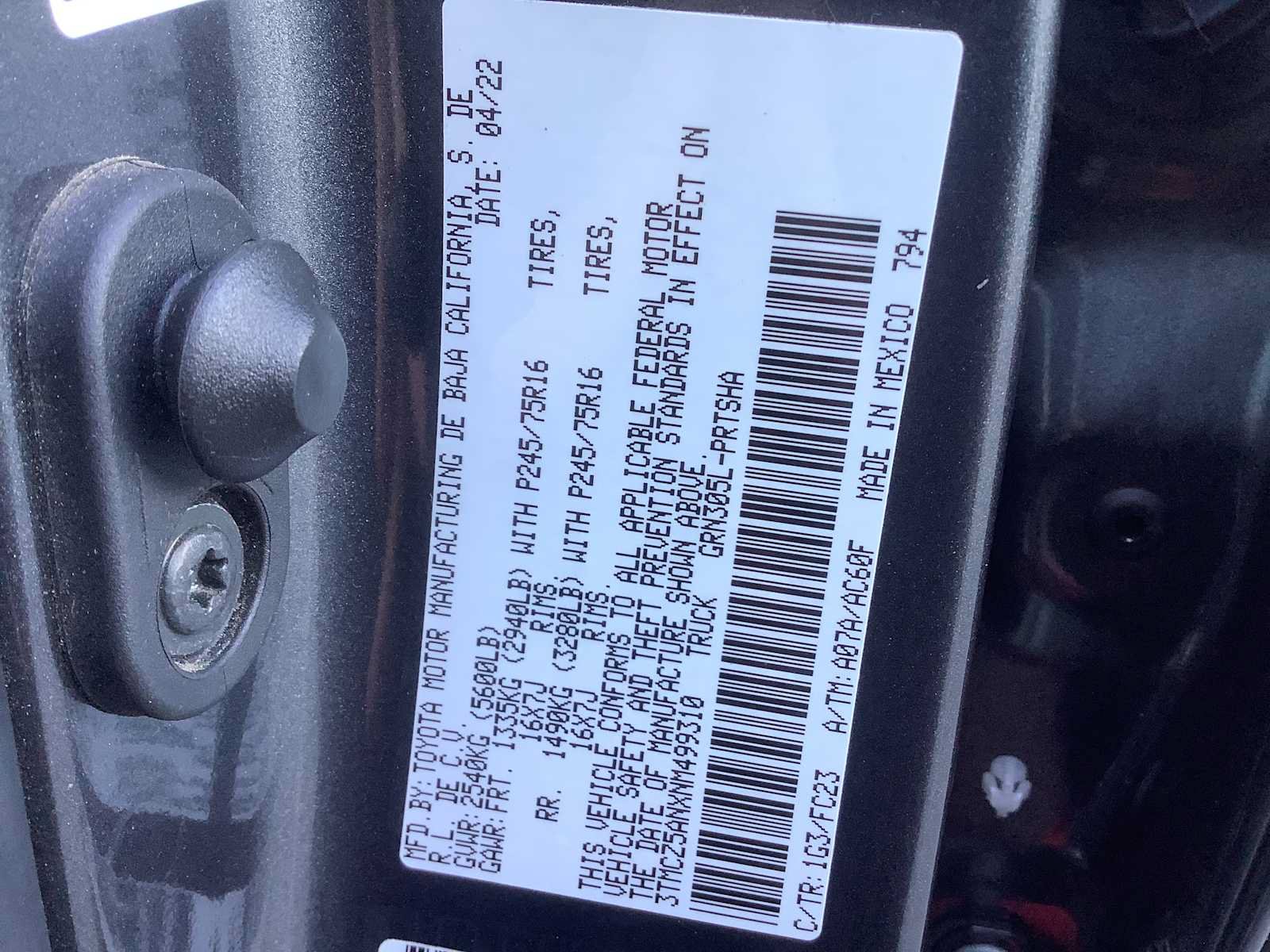 Used 2022 Toyota Tacoma SR5 AWD/4WD image 21