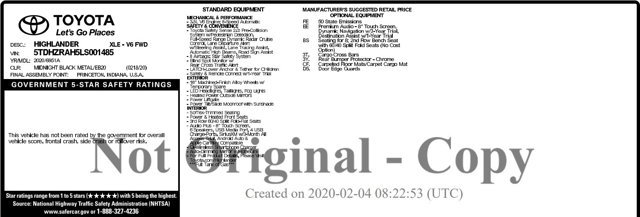 Used 2020 Toyota Highlander XLE video 2