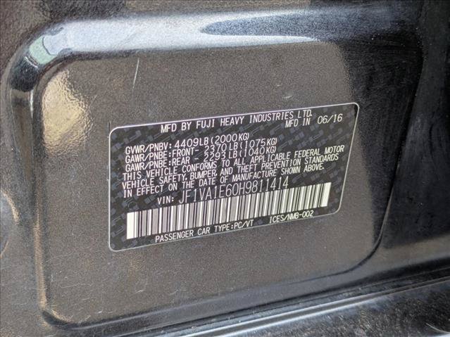 Used 2017 Subaru WRX Premium w/ Popular Package #1 AWD/4WD image 22