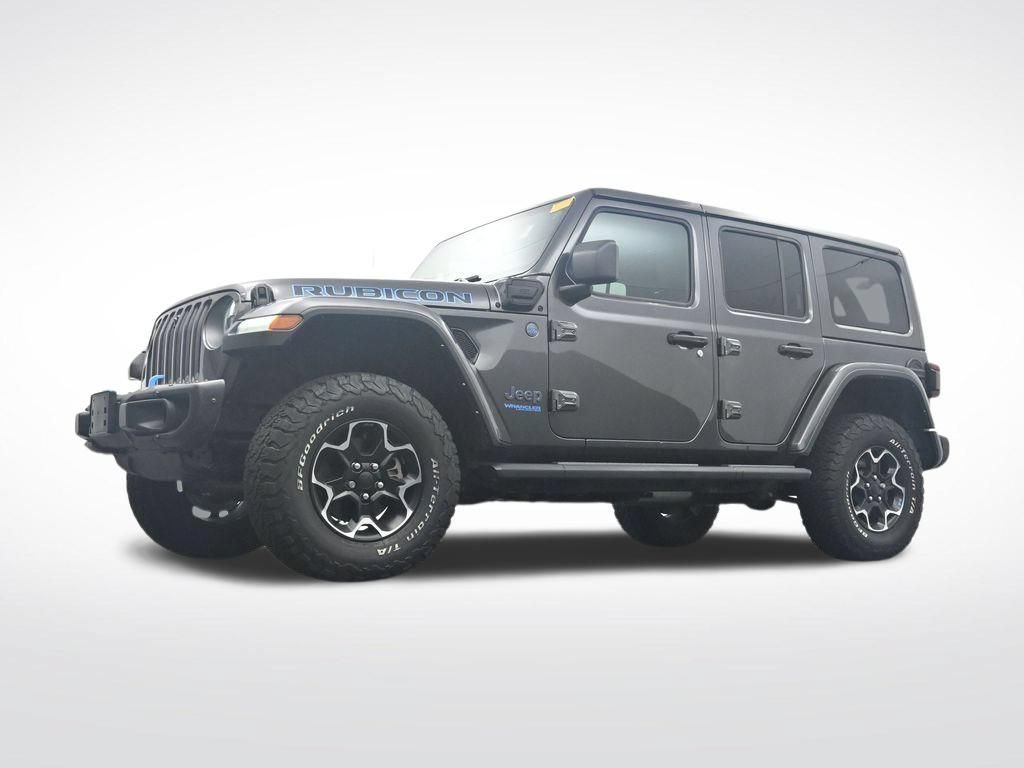 Used 2021 Jeep Wrangler Unlimited Rubicon 4xe w/ Steel Bumper Group AWD/4WD image 30