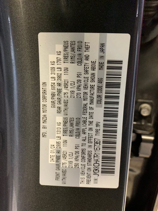Used 2024 MAZDA CX-90 Plug-In Hybrid w/ Premium Pkg AWD/4WD image 68