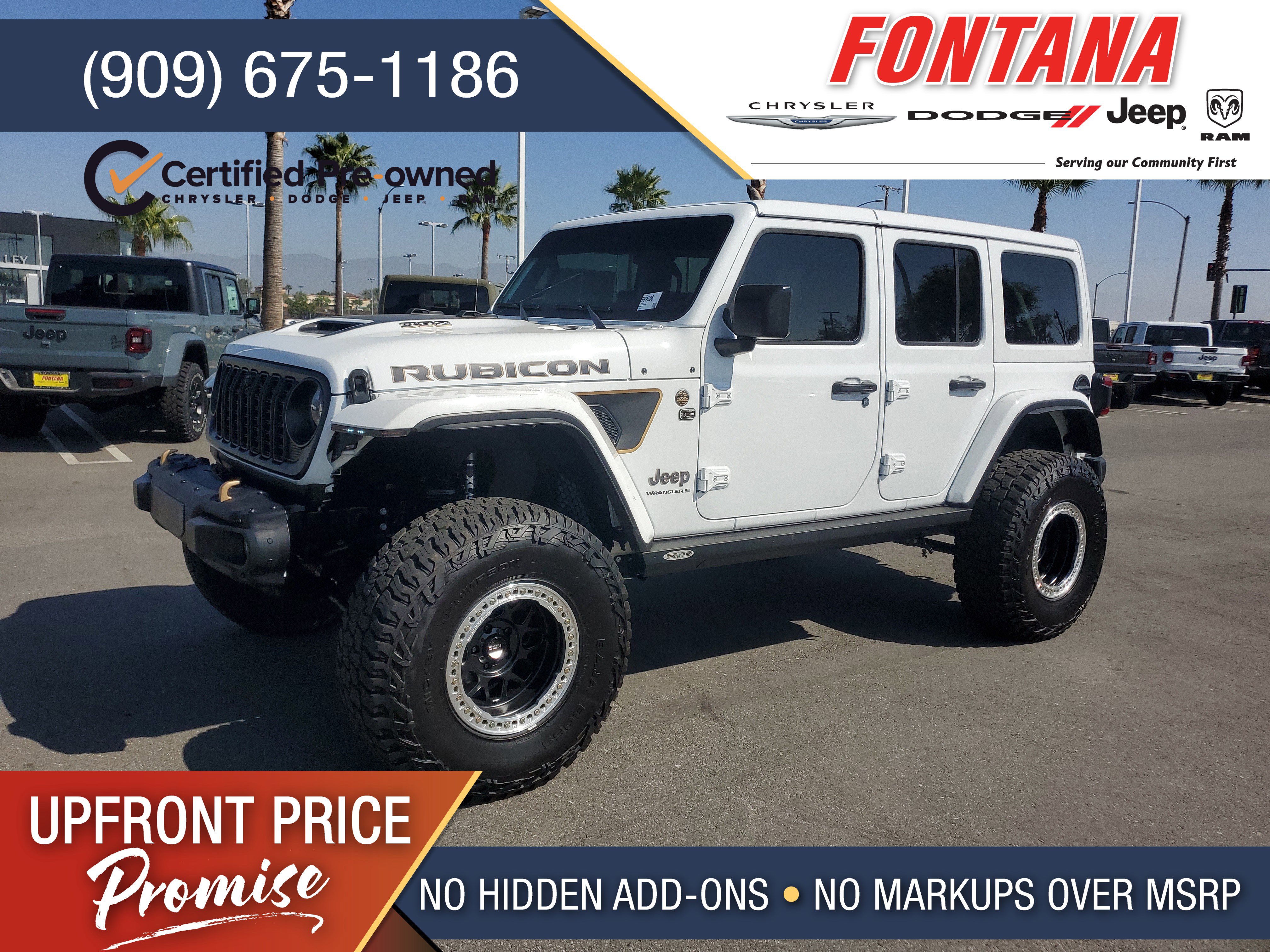 Certified 2023 Jeep Wrangler Unlimited Rubicon 392 w/ Xtreme Recon 35" Tire Package image 1
