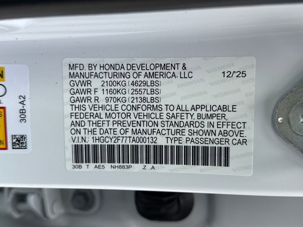 New 2026 Honda Accord Sport image 28