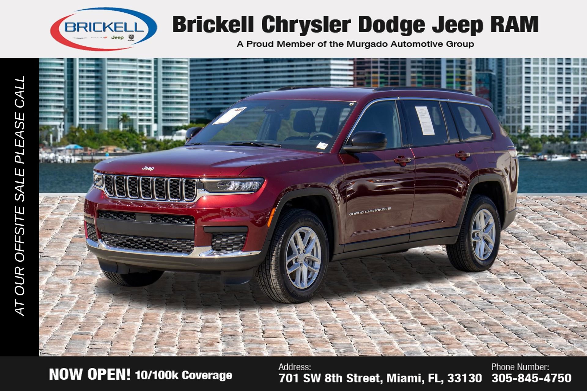 Used 2025 Jeep Grand Cherokee L Laredo RWD image 1