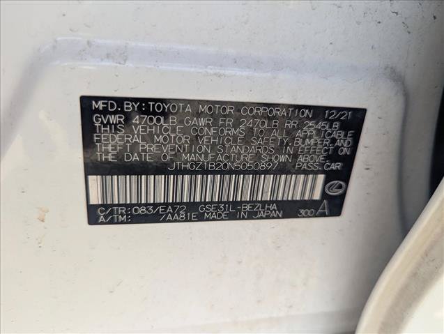 Used 2022 Lexus IS 350 F Sport RWD image 16