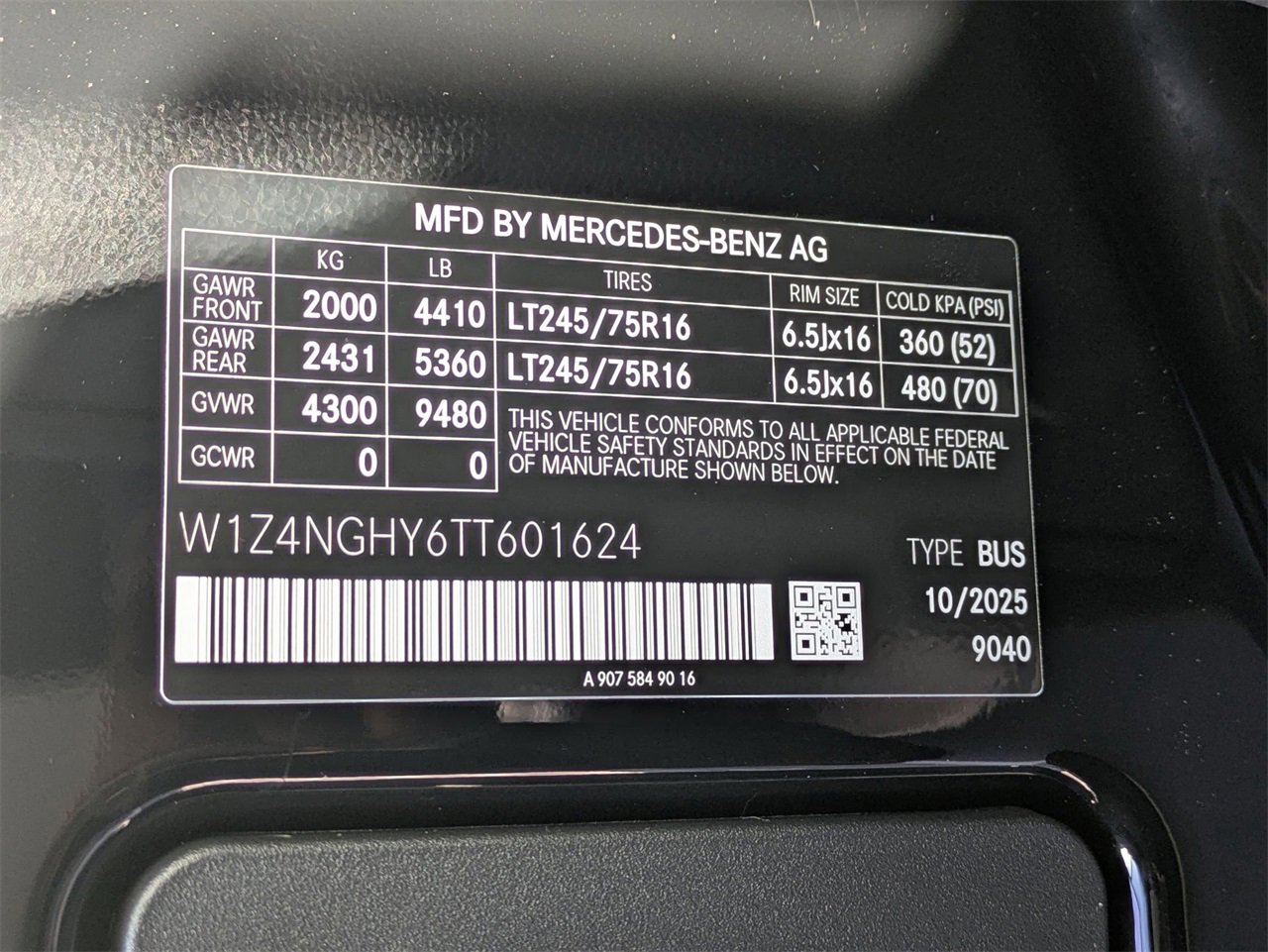 New 2026 Mercedes-Benz Sprinter 2500 image 15