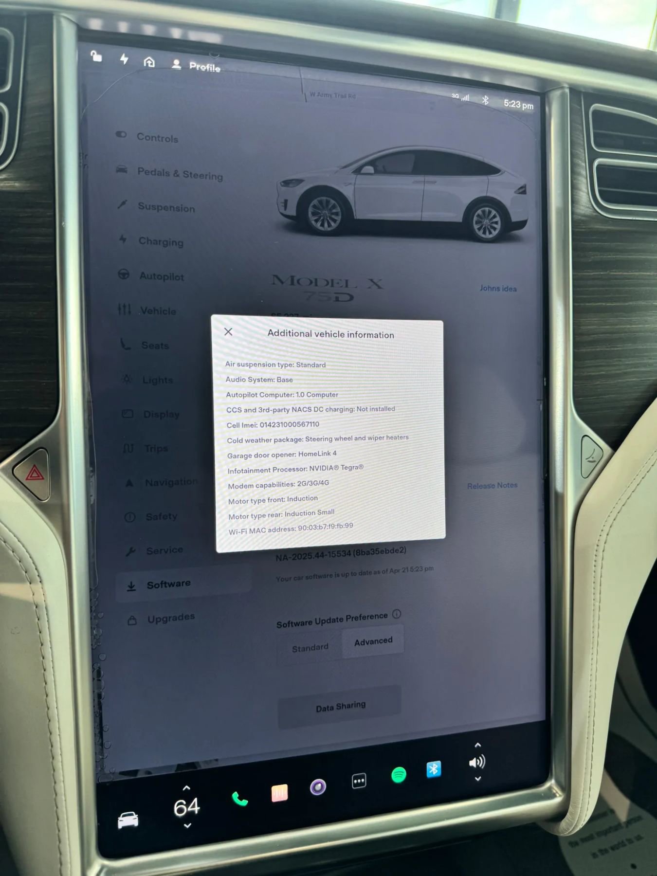 Used 2016 Tesla Model X 75D AWD/4WD image 40