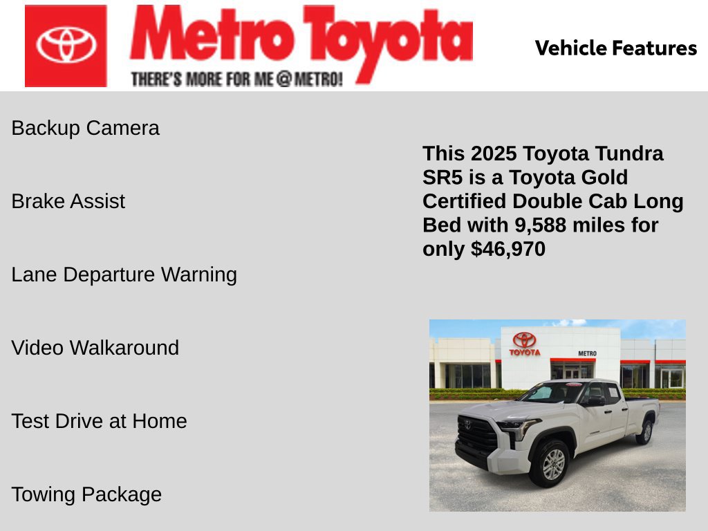 Certified 2025 Toyota Tundra SR5 AWD/4WD image 16
