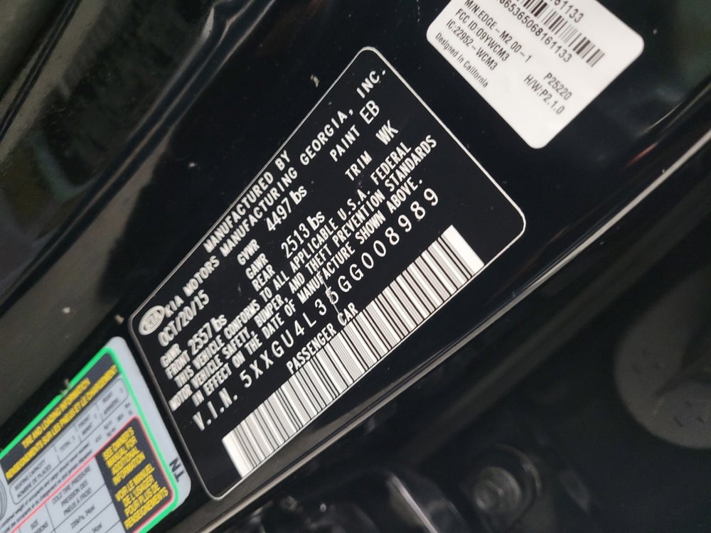 Used 2016 Kia Optima EX w/ Premium Package image 33